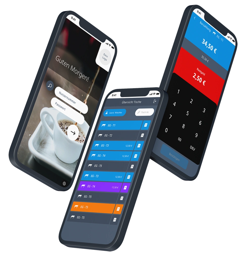 BBN-Kasse Order-App Smartphone